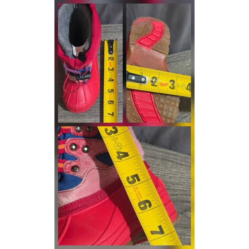 L.L. Bean Snow Boots Toddler Youth Size 8 Red